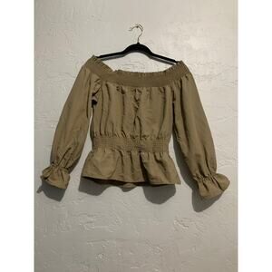 Revolve Tularosa Crop y2k boho chic‎ indie Off The Shoulder Top womens Small